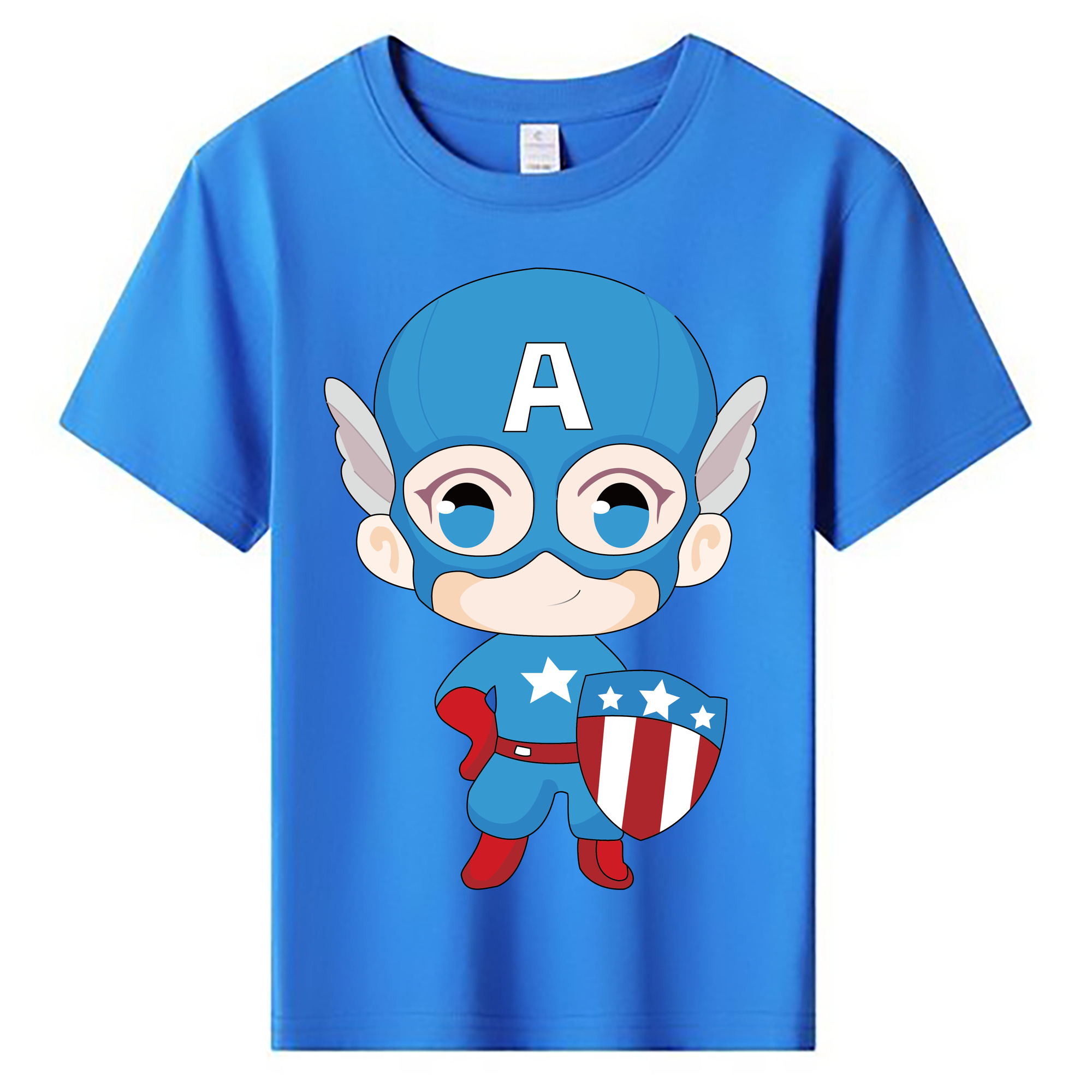 （画像用） アベンジャーズ The Avengers 綿100％キッズTシャツ（フロントプリント）